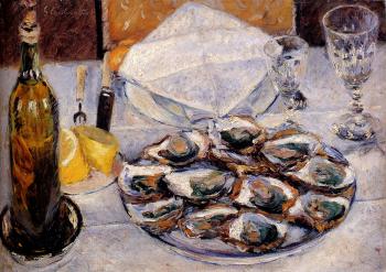 Gustave Caillebotte : Still Life Oysters